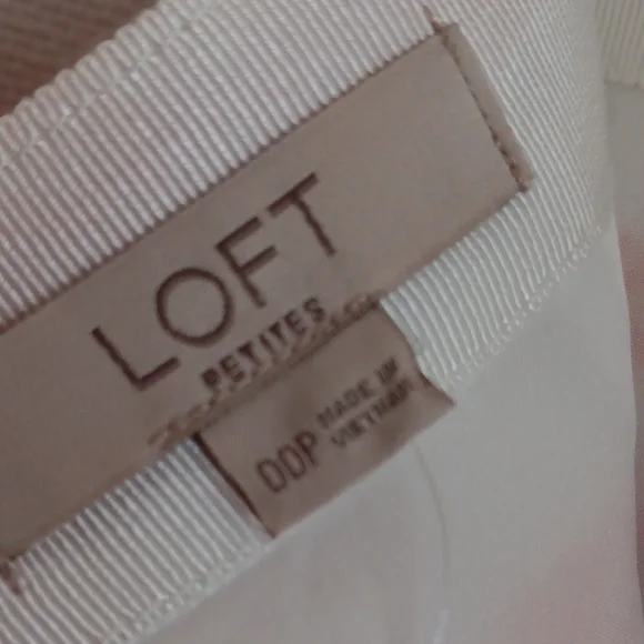 LOFT Red and White Mini Pencil Skirt - Picture 5 of 5